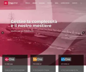 Eonegroup.it(E-One Group) Screenshot