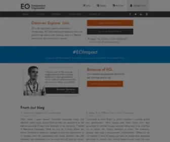 Eonetwork.org(Entrepreneurs' Organization) Screenshot