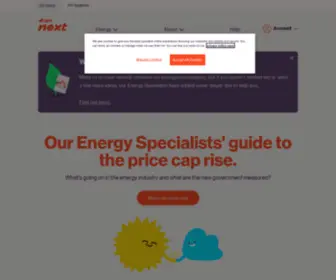 Eonnext.com(Your home electricity & gas suppliers) Screenshot