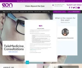 Eonvisioncare.com(Eyes on norbeck) Screenshot