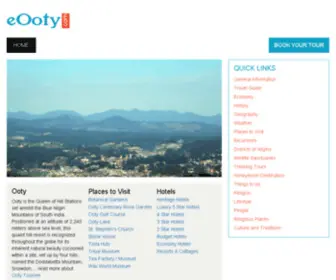 Eooty.com(Ooty Tourism Ooty India Travel Guide) Screenshot