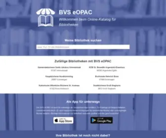 Eopac.net(BVS eOPAC v3) Screenshot