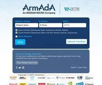 Eortak.com(ArmAdA Bilgisayar Sistemleri San.ve Tic) Screenshot