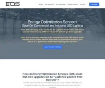 Eosavings.com(Energy Optimization Services) Screenshot