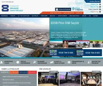 Eosb.org.tr(Eskişehir Organize Sanayi Bölgesi) Screenshot