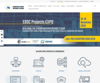 Eosc-Portal.eu(EOSC Portal) Screenshot