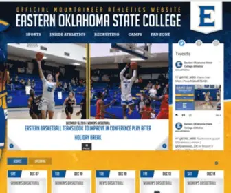 Eoscathletics.com(Eastern Oklahoma State College) Screenshot