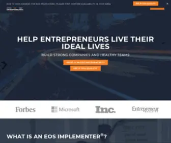Eosfranchising.com(Entrepreneurial Operating System for Businesses) Screenshot