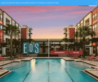 Eosorlando.com(EOS Apartments) Screenshot