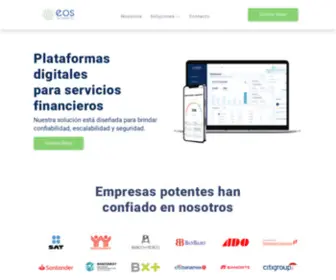 Eossoftware.mx(EOS Software The Fintech Co) Screenshot