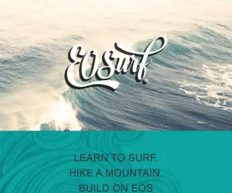 Eosurf.com(LEARN TO SURF) Screenshot