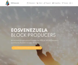 Eosvenezuela.io(Venezuela Blockchain) Screenshot