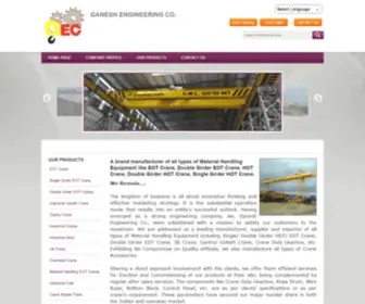 Eot-Crane.com(GANESH ENGINEERING CO) Screenshot