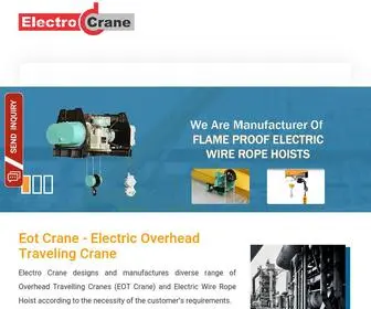 Eotcrane-India.com(Eot Cranes Manufacturer) Screenshot