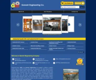 Eotcraneindia.in(Ganesh Engineering Company) Screenshot