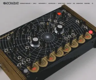 Eowave.com(Modular, synthesizers and controllers for music) Screenshot
