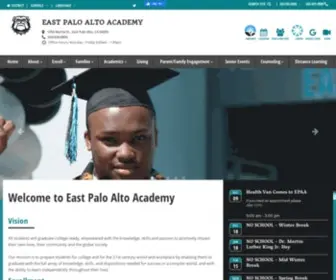 Epaahs.org(East Palo Alto Academy) Screenshot