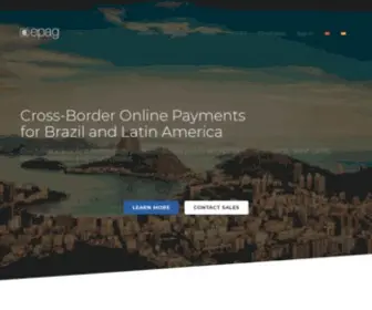 Epag.com(Cross-border online payments for Brazil & Latin America) Screenshot