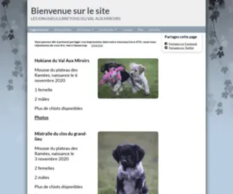 Epagneul-Jura.ch(Page d'accueil) Screenshot