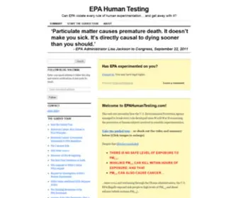 Epahumantesting.com(Epahumantesting) Screenshot