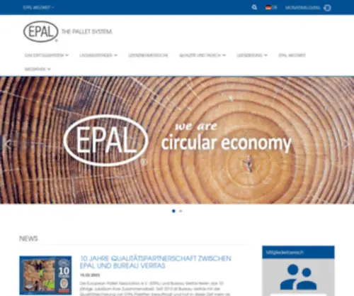 Epal-Pallets.de(EPAL Paletten) Screenshot