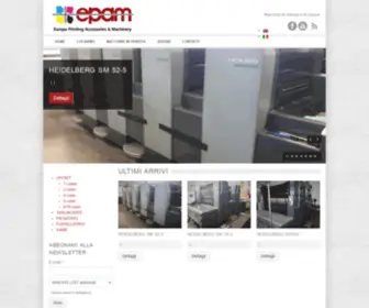 Epam.it(Le migliori macchine da stampa usate) Screenshot