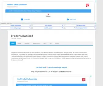 Epaperdownload.xyz(epaperdownload) Screenshot