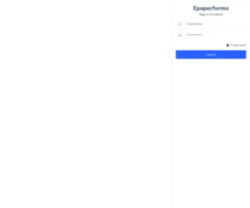 Epaperforms.com(Lead Management System) Screenshot