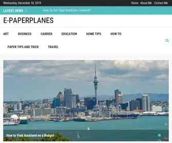 Epaperplanes.com(Paper Plane Solutions) Screenshot