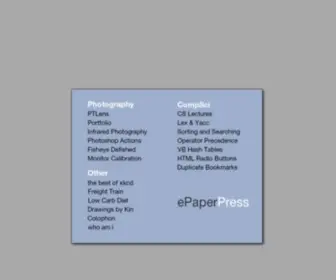 Epaperpress.com(Articles on computer science inc) Screenshot