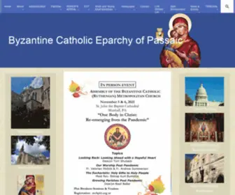 Eparchyofpassaic.com(Byzantine Catholic Eparchy of Passaic) Screenshot