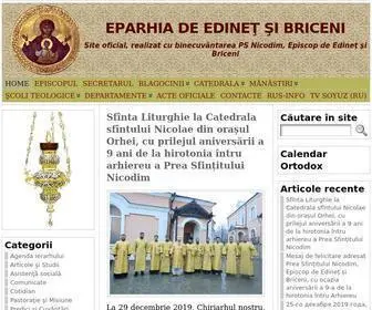 Eparhia-Edinet.md(Eparhia Edine) Screenshot