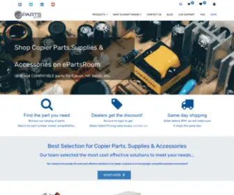 Epartsroom.com(Copier Parts) Screenshot