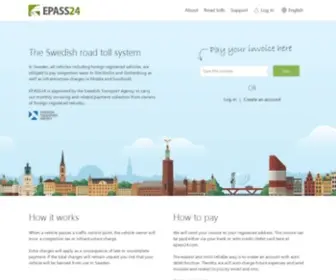 Epass24.com(Swedish congestion tax) Screenshot