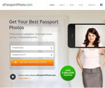 Epassportphoto.com(Create your own passport photos (passport pictures)) Screenshot