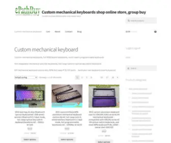 Epathbuy.com(Custom mechanical keyboards) Screenshot