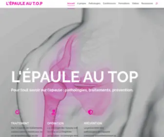 Epauleautop.com(épaule au top) Screenshot