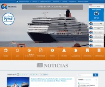 Epaustral.cl(Empresa Portuaria Austral) Screenshot