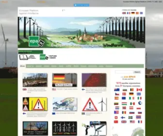 Epaw.org(European Platform Against Windfarms) Screenshot