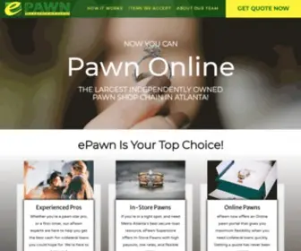 Epawnatl.com(Pawn Shop of Atlanta's Rich and Famous) Screenshot