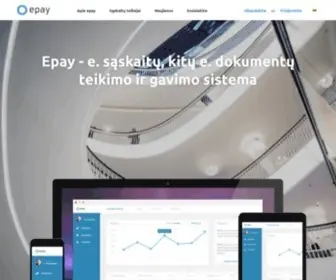 Epay.lt(Pagrindinis) Screenshot