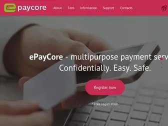 Epaycore.com(Epaycore) Screenshot