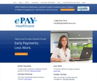 Epayhealthcare.com(EPAY Healthcare) Screenshot