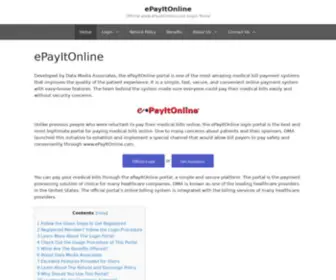 Epayitonline.win(EPayItOnline Login Portal at www.ePayItOnline.com Official) Screenshot