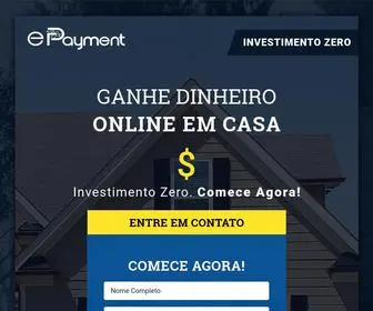 Epayment.com.br(Ganhe dinheiro online na internet trabalhando de casa) Screenshot