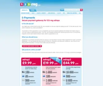 Epayments.co.uk(Secure payment gateway for eshops) Screenshot