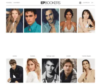 Epbookers.com(Agencia de modelos) Screenshot