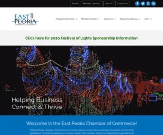 EPCC.org(East Peoria Chamber of Commerce) Screenshot