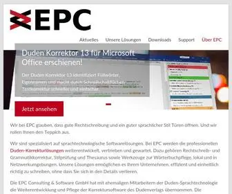 EPC.de(EPC Consulting und Software GmbH) Screenshot