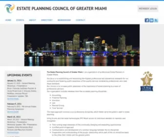 Epcmiami.org(The Estate Planning Council of Greater Miami) Screenshot